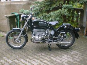 Motorrad: R50 mit R756 Moto nachher